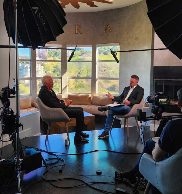 Filming with Tom Hegna Retirement Renegade