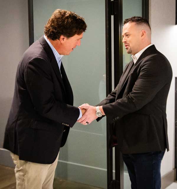 Filming with Tucker Carlson - Retirement Renegade