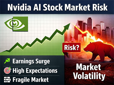 Nvidia AI stock market risk illustrated by concentrated market performance