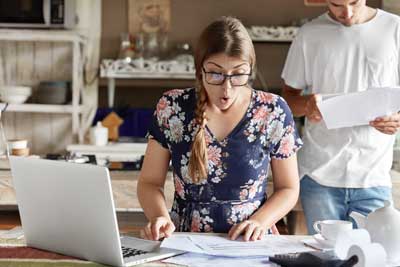 Illustration showing widows tax bracket compression from married to single filing status in 2025