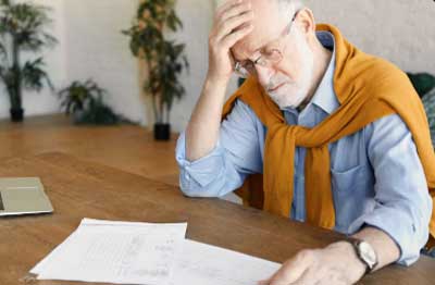 Example of an online conversation showing how AI retirement scams can appear real