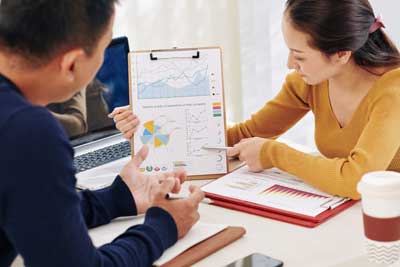 Example showing participation in market upside without downside risk